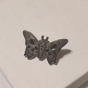Free With Purchase - Butterfly Skull Pin